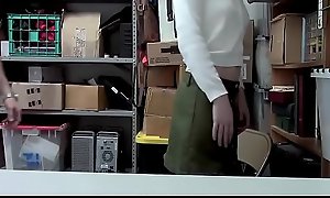Shoplifter Caught and Fucked Tiny Teen