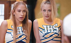 Modern-day Sins - Slutty Cheerleaders Khloe Kapri & Kyler Quinn Butt Fucked by Pervy Code of practice Coach!