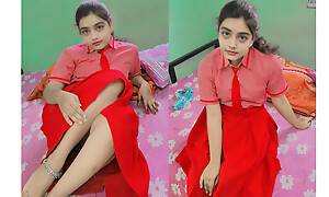 Beautiful Desi School girl tight pussy fuck in OYO hotel MMS, Desi Village School girl sex about her BF hindi audio Xxxx