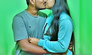 Couple sex with exploitative noise girl body exploitative sound at near hardcore sex