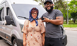 Big Redhead Mature Ass Unconvincing in Driving Bus